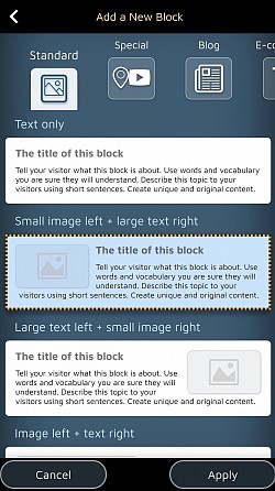 Лесен за използване конструктор на уебсайтове ви позволява да се концентрирате върху това, което искате да кажете