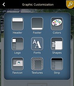 Много начини за персонализиране на външния вид на вашия сайт вече са налични в безплатната версия.