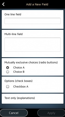 Можете да редактирате формата за контакт, за да отговаря на вида информация, която искате от вашите клиенти.
