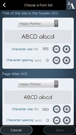 Пълен контрол върху шрифтовете, използвани на вашия сайт
